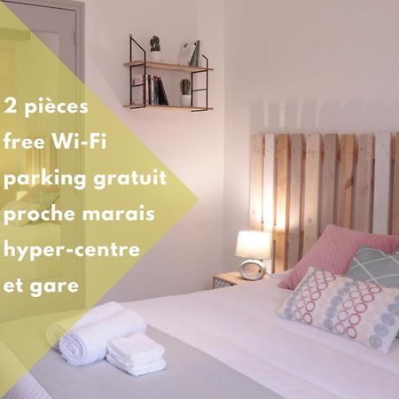 Le Vaillant, Appartement T2, Proche Gare, Hyper-Centre Et Marais, 1 A 2 Personnes, Wifi Bourges Luaran gambar